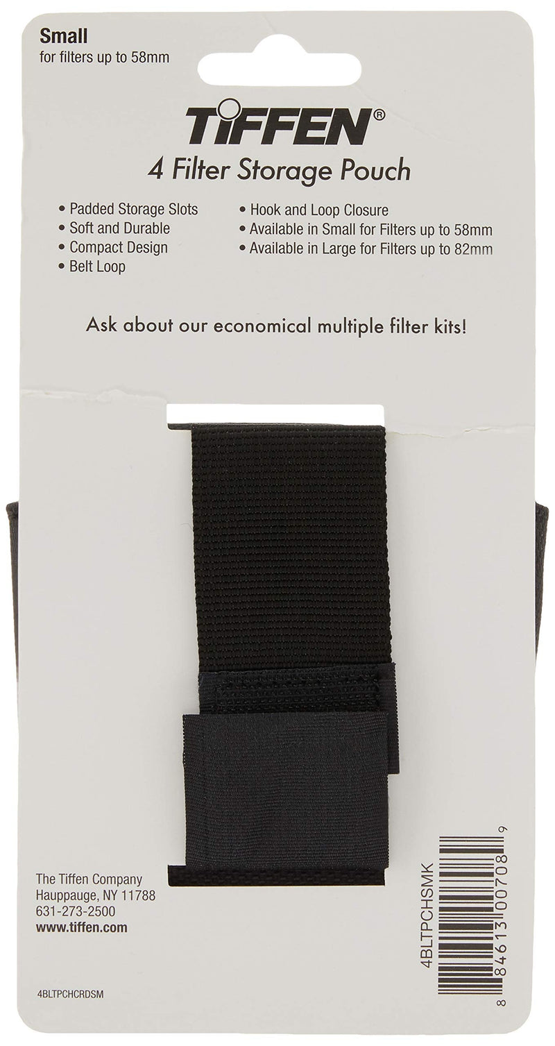 [AUSTRALIA] - Tiffen 4BLTPCHSMK Small Belt Style Filter Pouch for Filters Up to 58mm 