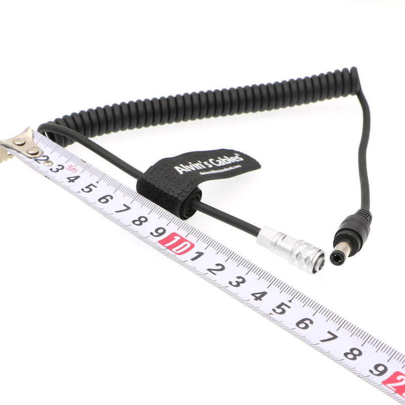 Alvin's Cables Blackmagic Pocket Cinema 4K BMPCC 4K Locking DC Power Cable Straight DC Coiled Cable 2
