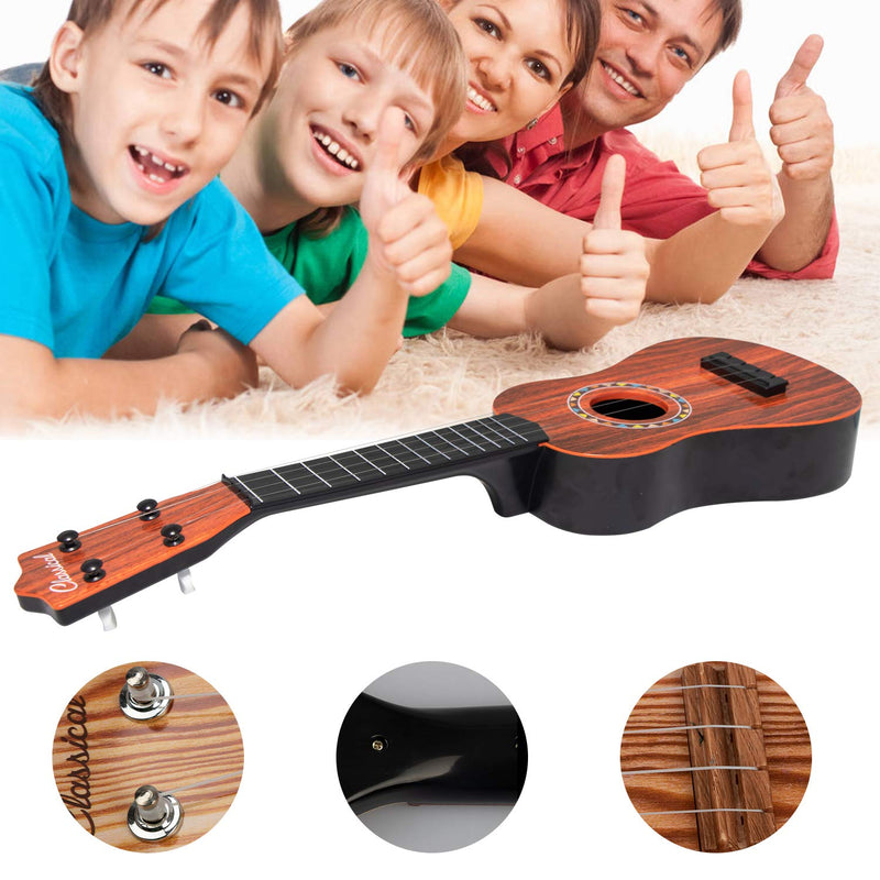 [AUSTRALIA] - JINRUCHE Kids Guitar Toy, 4 Strings Ukulele Guitar for Kids Musical Instruments Educational Toy for Girls and Boys (21.5 inch) 21.5 inch 