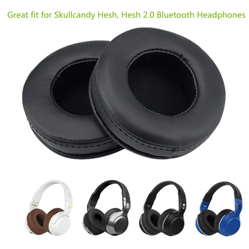 [AUSTRALIA] - Hesh 2 Earpads Replacement for Skullcandy Hesh1.0 Hesh2.0 Bluetooth Wireless Headphones Replacement HESH Ear Cushions Ear Cover (Thick) THICK 