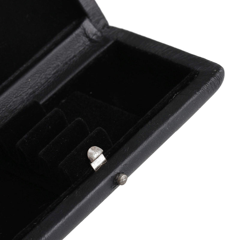 Yibuy Black PU Leather Oboe Reed Case Box For 3PCS Reeds Hold Storage Protector