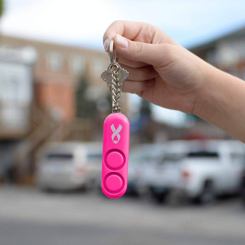 SABRE PA-NBCF-01 Self-Defense Safety Loud Dual Siren Key Ring, 120dB, Audible Up to 1,280 Feet (390 Meters), Simple Operation, Reusable, One Size, Pink Personal Alarm (NBCF) Pink Personal Alarm (NBCF)