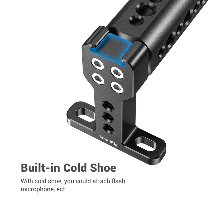 [AUSTRALIA] - SmallRig Camera Top Handle Grip, DSLR Cage Handle with Cold Shoe Mount for Camera Rig - 1638 