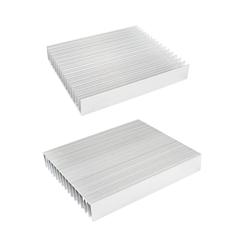 Aluminum Heat Sink Heatsink Module Cooler Fin for High Power Transistor Semiconductor Devices with 16 Pieces fins 120mmx 100mm x 18mm (1 Piece) 1 Piece