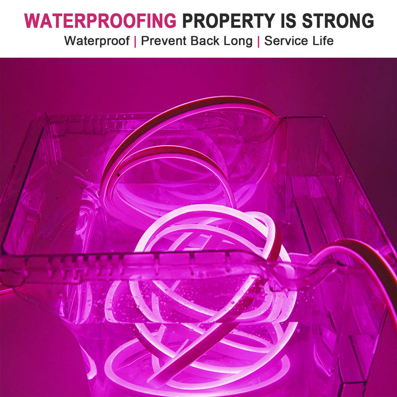 [AUSTRALIA] - LynkNova led neon Signs 12V Pink Flexible Waterproof 2M 2835 240LEDs DIY Strip Lights 