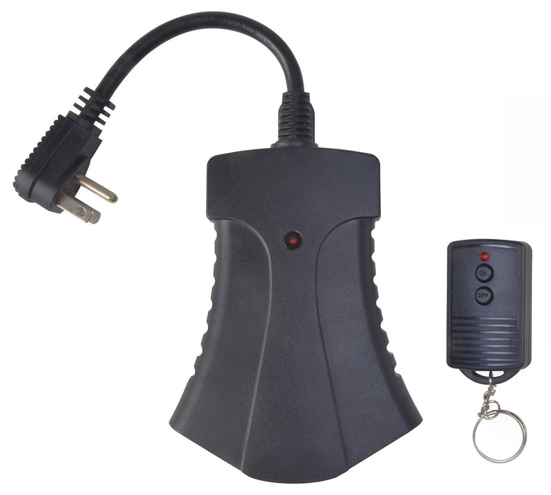 Woods 59748WD Outdoor Plug-in Switch with Wireless Remote Control, 3 Grounded Outlets