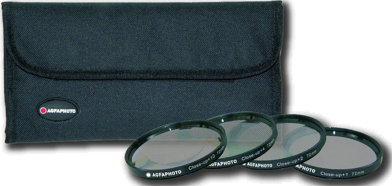 AGFA 4-Piece Close-Up Macro Multi Coated Filter Kit 72mm (+1+2+4+10) APCUF472 Multi Coated 72mm