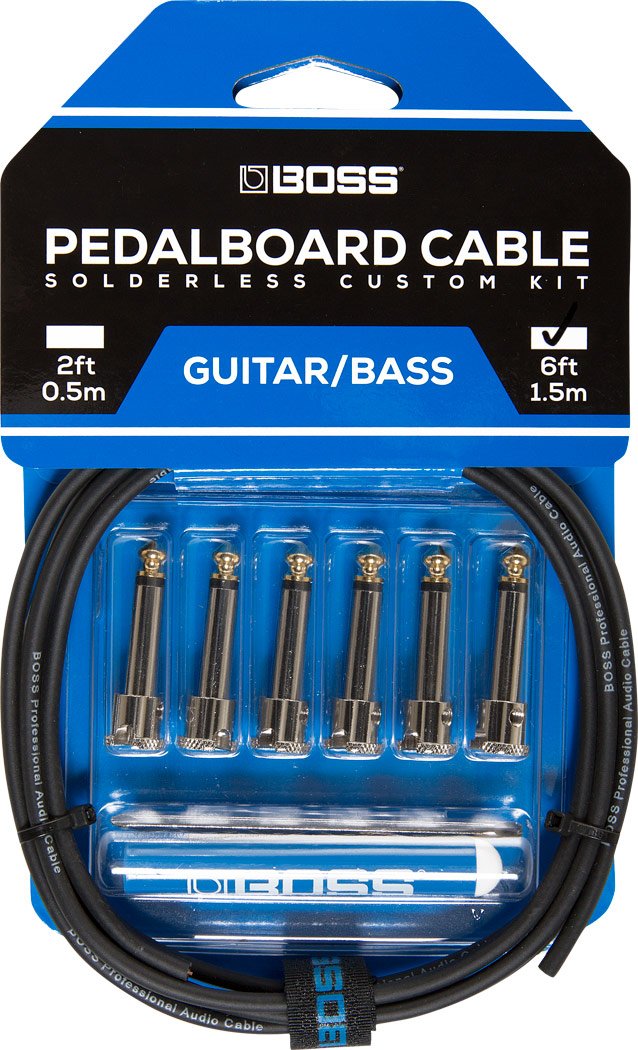 [AUSTRALIA] - BOSS Solderless Pedalboard Cable Kit, 10 ft (BCK-10) 