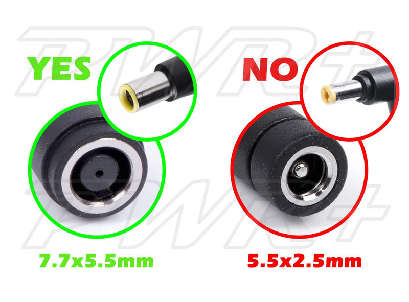 Pwr+ 5 Pack Lenovo Tip Adapter Connector Converter Lenovo Thinkpad Round 7.7mm to Slim Square Lenovo Yoga Ideapad Dongle: 0b47046 0b47048 ADLX45NCC2A ADLX45NLC2A ADLX45NLC3 ADLX45NLC3A Dongle Laptop