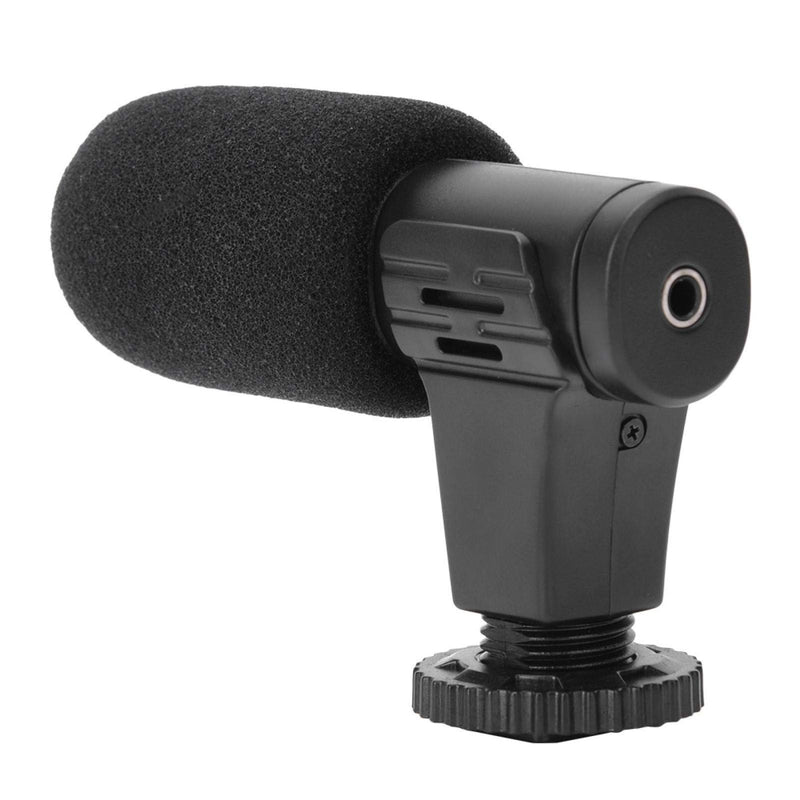 DAUERHAFT External Super Directivity MIC-06 Universal External Microphone with Cardiac Directional Radio,for Live Broadcast Interview with Reduce Surrounding Noise Input