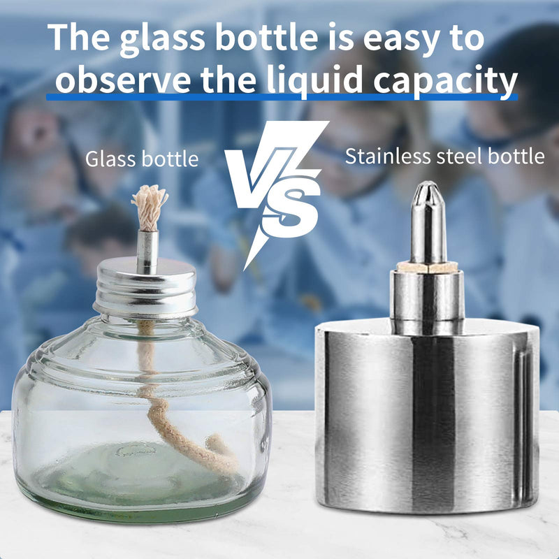[AUSTRALIA] - Dental Alcohol Lamp Glass Alcohol Burner Lamp Dental Lab Equipment Heating Come with Metal Cap 150ml A 