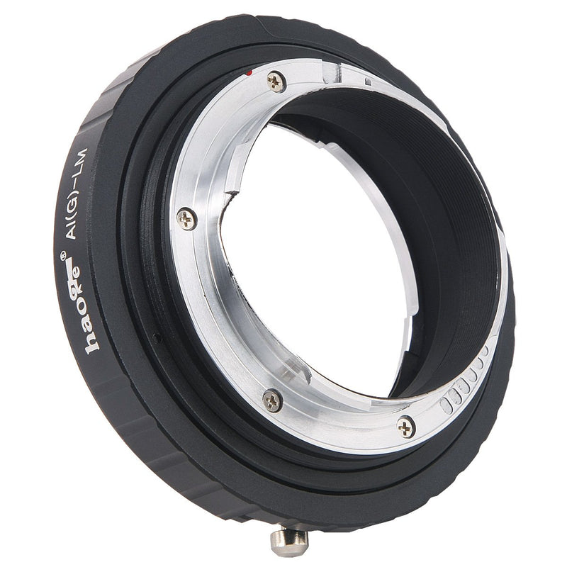 Haoge Lens Mount Adapter for Nikon Nikkor F AI/AIS/G/D Lens to Leica M LM Mount Camera Such as M240, M240P, M262, M3, M2, M1, M4, M5, M6, MP, M7, M8, M9, M9-P, M Monochrom, M-E, M, M-P, M10, M-A