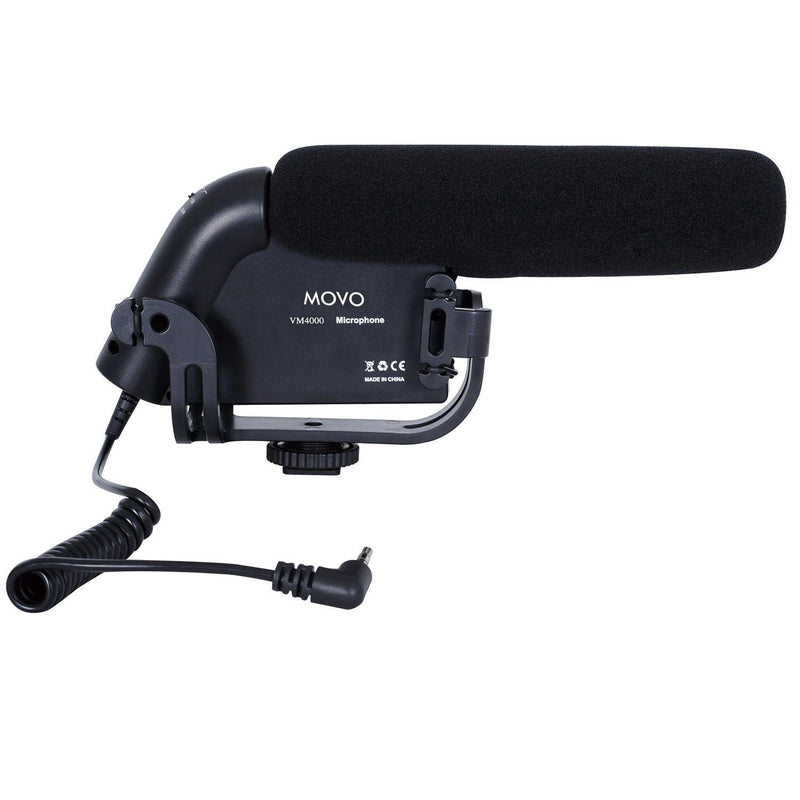 Movo VXR4000 HD Condenser Prosumer Video Microphone for DSLR Video Cameras