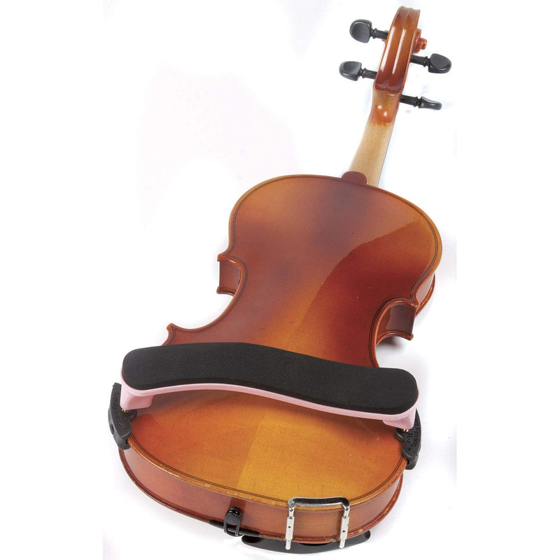 Everest Light Pink Spring Collection Size (4/4) Violin Adjustable Shoulder Rest 4/4 Full Size