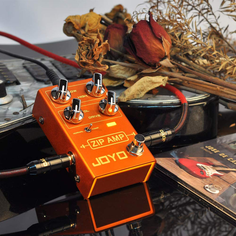 [AUSTRALIA] - JOYO R-04 ZIP AMP Pedal Effect Strong Compression Overdrive Pedal Simulate Amplifier Effect Pedal for Electric Guitar True Bypass 