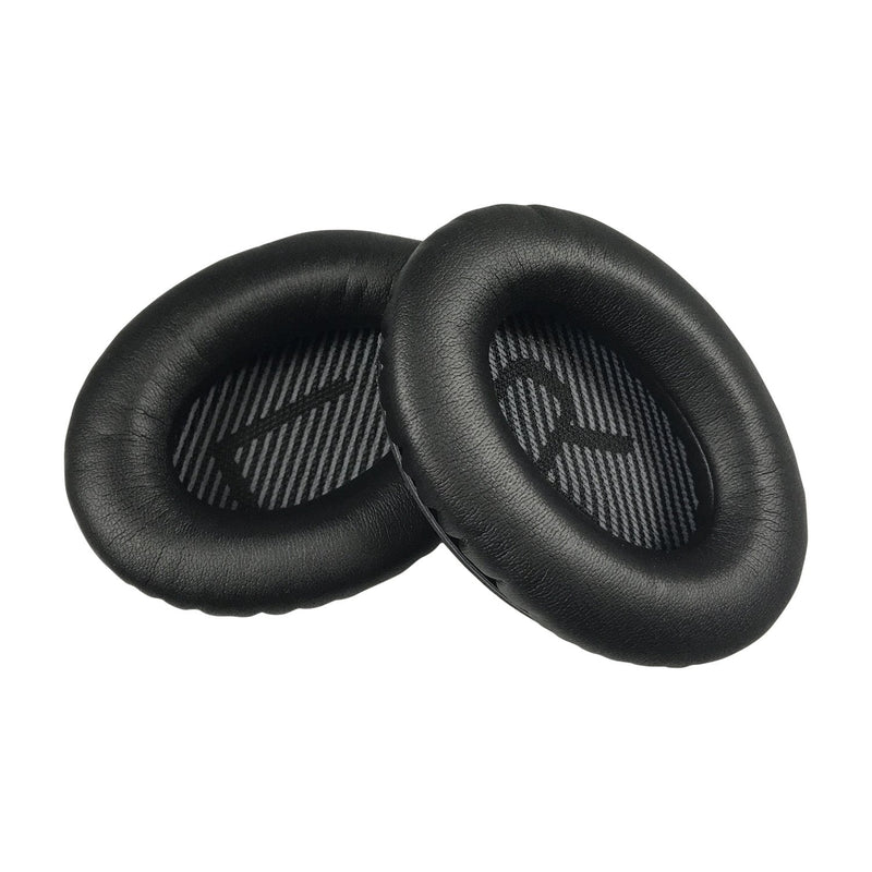 [AUSTRALIA] - Replacement Ear-Pads Cushions for Bose QuietComfort-35 (QC-35) and QuietComfort-35 II (QC-35 II) Over-Ear Headphones (Black) Black 
