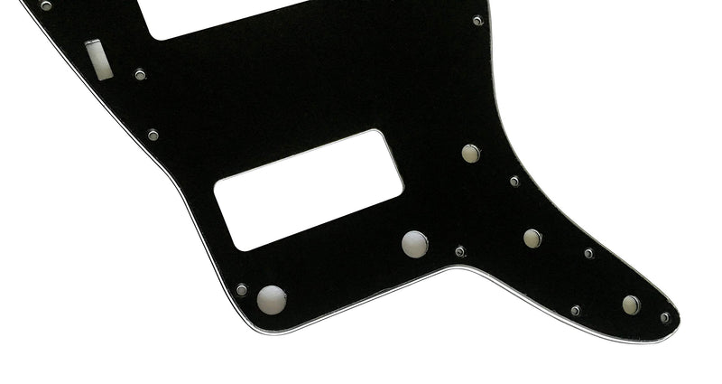 Custom Guitar Pickguard For Fender US Jazzmaster P90 Style Scratch Plate (3 Ply Black) 3 Ply Black