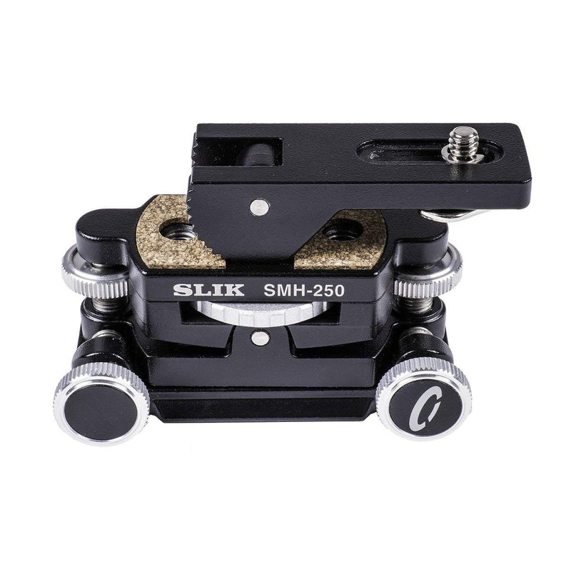 SLIK SMH-250 Micro Movement Adjust Tripod Head, Black (618-804) Micro Adjustment Head