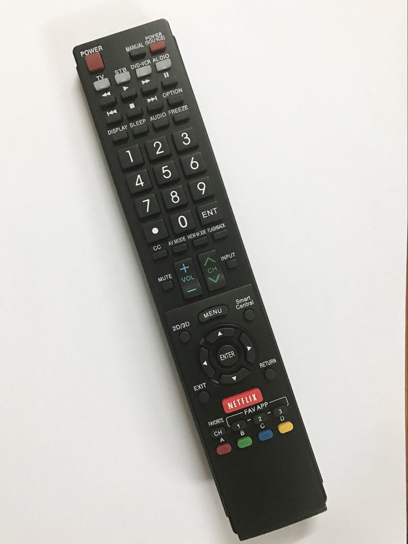 Replacement Remote Controller for GA935WJSA Sharp AQUOS LED HDTV TV