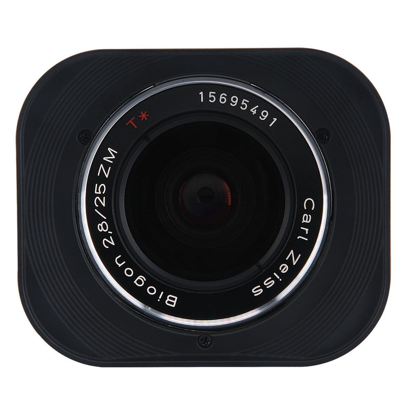 [AUSTRALIA] - Haoge LH-ZV03 Square Metal Lens Hood for Carl Zeiss Distagon T 2.8/21 21mm f/2.8 ZM, C Biogon T 4.5/21 21mm f/4.5 ZM, 2.8/25 25mm f/2.8 ZM, 2.8/28 28mm f/2.8 ZM, C Sonnar T 1.5/50 50mm f/1.5 ZM Lens Square - Black 
