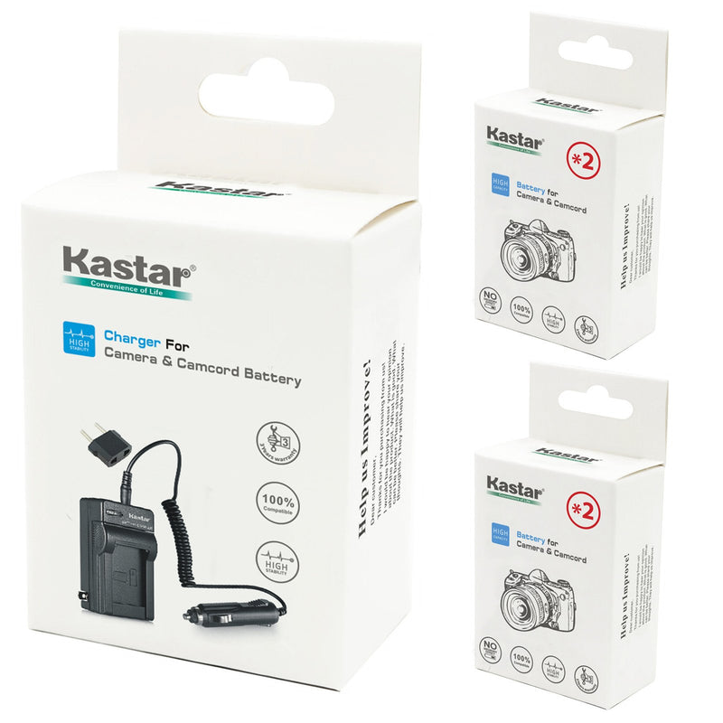 Kastar Battery (4-Pack) and Charger for Canon BP-511, BP-511A, BP511, BP511A and EOS 5D, 10D, 20D, 30D, 40D, 50D, Digital Rebel 1D, D60, 300D, D30, Kiss Powershot G5, Pro 1, G2, G3, G6, G1, Pro90 etc.