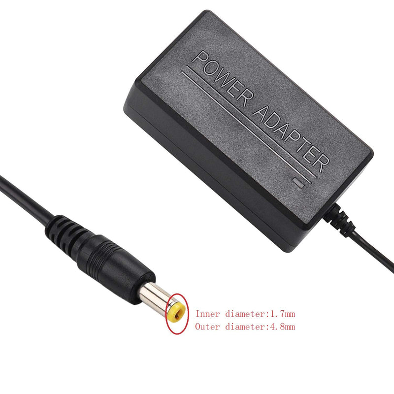 Molshine (9.8ft Cable) 9.5V AC DC Power Adapter Compatible ADE95 AD-E95 ADE95100 AD-E95100 ADE95100L AD-E95100L ADE95100LE AD-E95100LE, Fit for Casio Piano Keyboard (CTK SA LK XW WK Series & etc.)