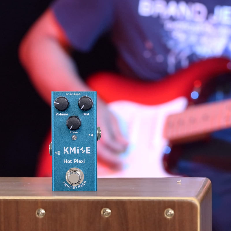 lotmusic Hot Plexi Electric Guitar Effects Pedal Mini Single Type DC 9V True Bypass Azure Blue