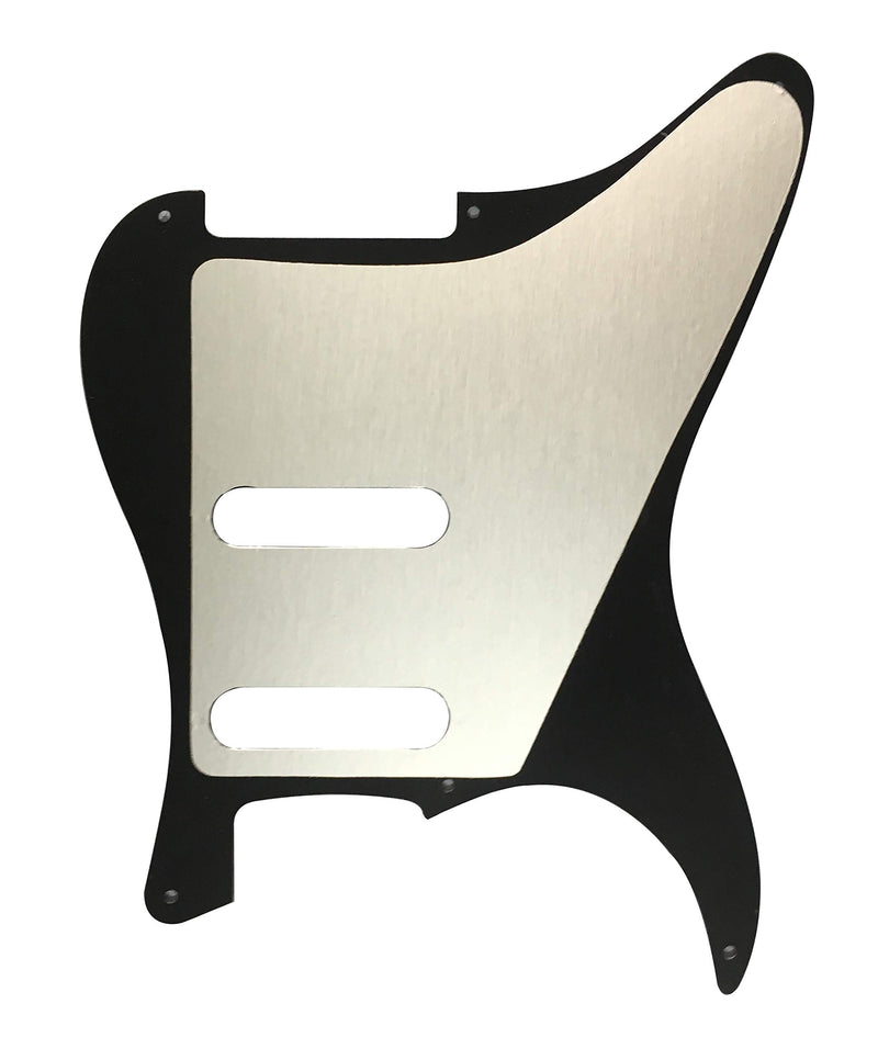 For Strat No Pots With 6 Screw Holes Guitar Pickguard Scratch Plate (3 Ply Black) 3 Ply Black