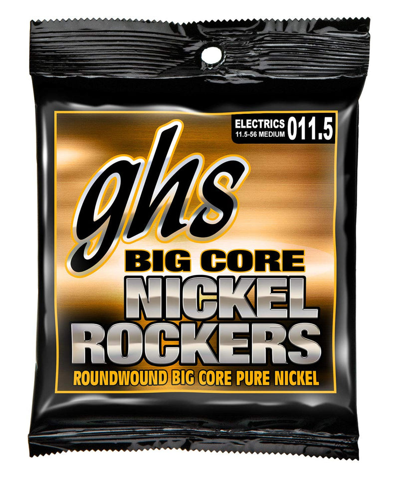 GHS BCM 11.5 - 56 Medium Big Core Nickel Rockers Guitar String Set