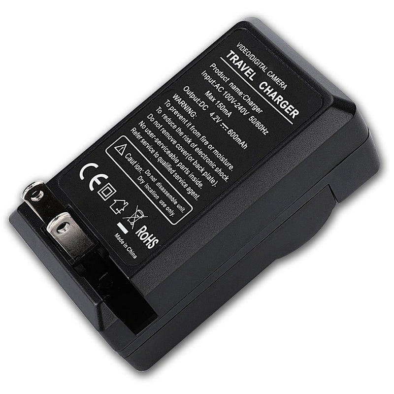 Charger Compatible Panasonic DMW-BCF10 A59 & Lumix DMC-FS12 FS15 FS25 FS4 FS42 FS6 FS7 FX40 FX48 FX500 FX550 FX580 F2 F3 FH1 FH20 FH22 FH3 FT3 FT4 FX68 FX700 FX75 TS1 TS2 TS3 TS4