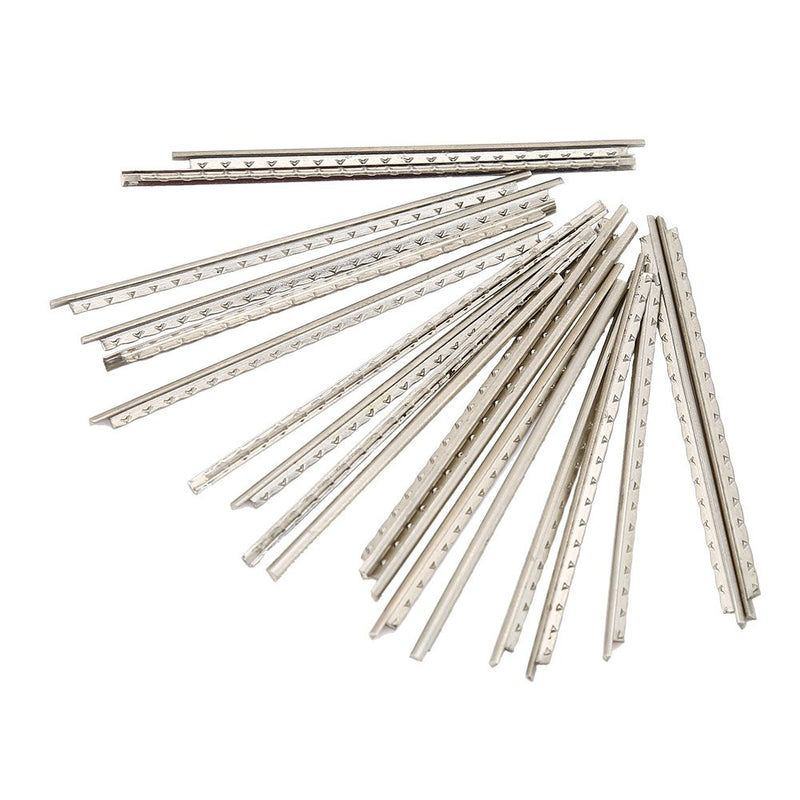 [AUSTRALIA] - 19Pcs/set Guitar Fret Wires, 2.0mm Durable White Copper Fretwire Set Replacement Parts for Classical Wooden Guitars 
