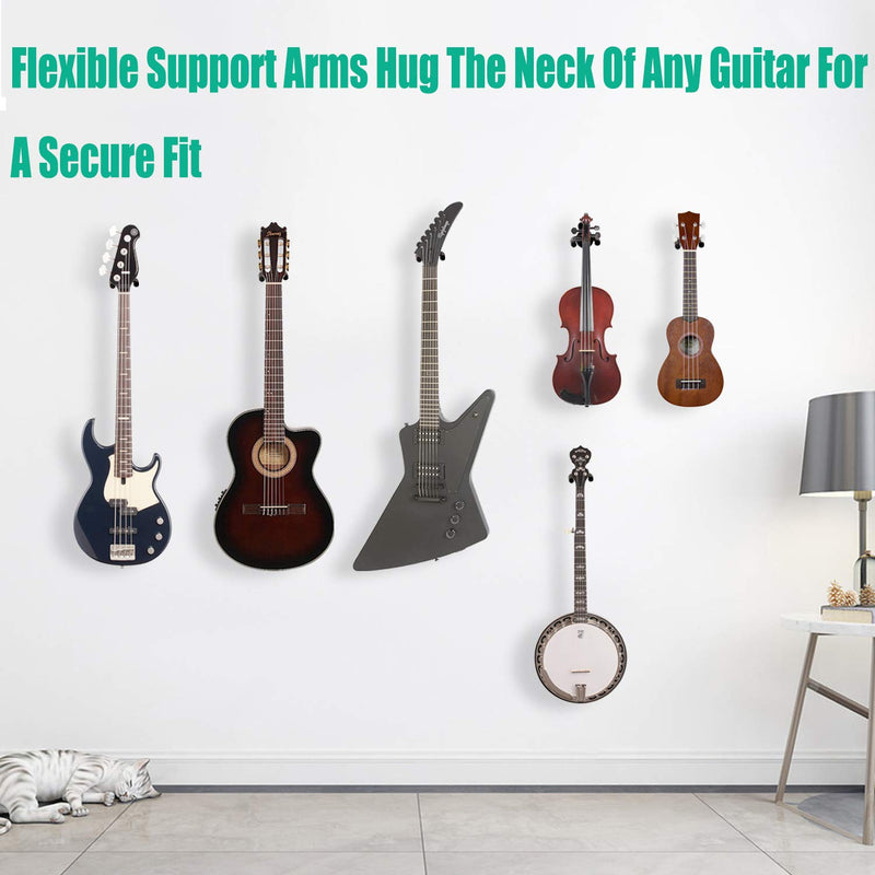 Ukulele Wall Mount Hanger Stand Holder for Ukulele Violin Mandolin Banjo Guitars Wall Hangers Hooks Stands