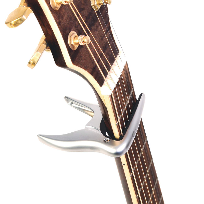 Ortega Curved Capodaster OCAPOCV-CR for Curved Fretboards - Chrome Finish