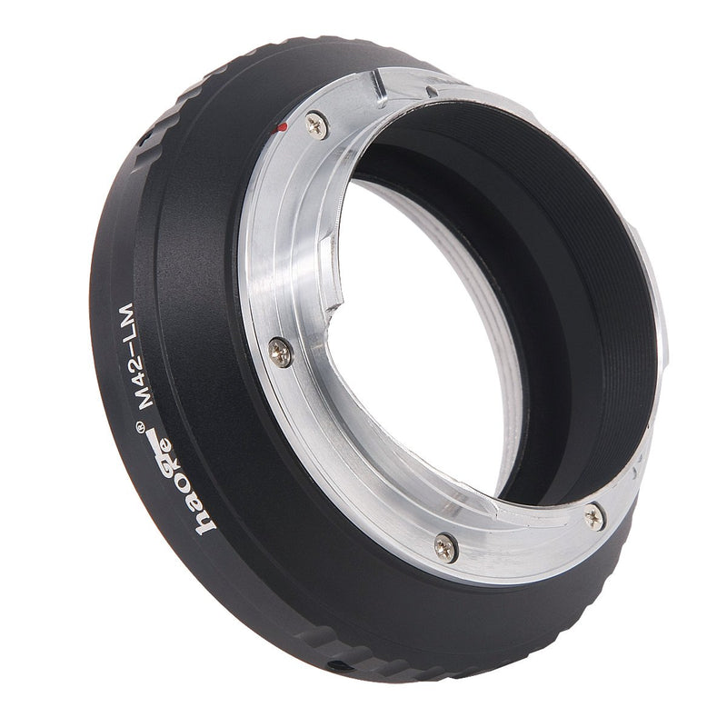 Haoge Lens Mount Adapter for M42 42mm Screw Mount Lens to Leica M LM Mount Camera Such as M240, M240P, M262, M3, M2, M1, M4, M5, M6, MP, M7, M8, M9, M9-P, M Monochrom, M-E, M, M-P, M10, M-A