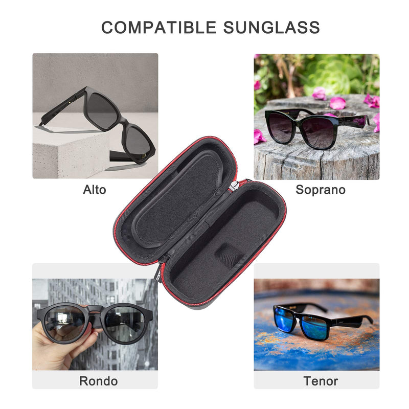 RLSOCO Hard Case for Bose Frames Audio Sunglasses : Frames Alto / Frames Tenor / Frames Soprano / Frames Rondo Bluetooth Audio Sunglasses（NOT for Frames Tempo）