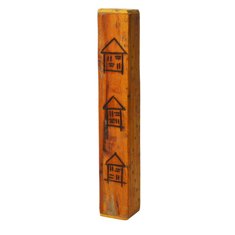 A-Star Handmade Wooden Rain Stick Wood Block - 25cm