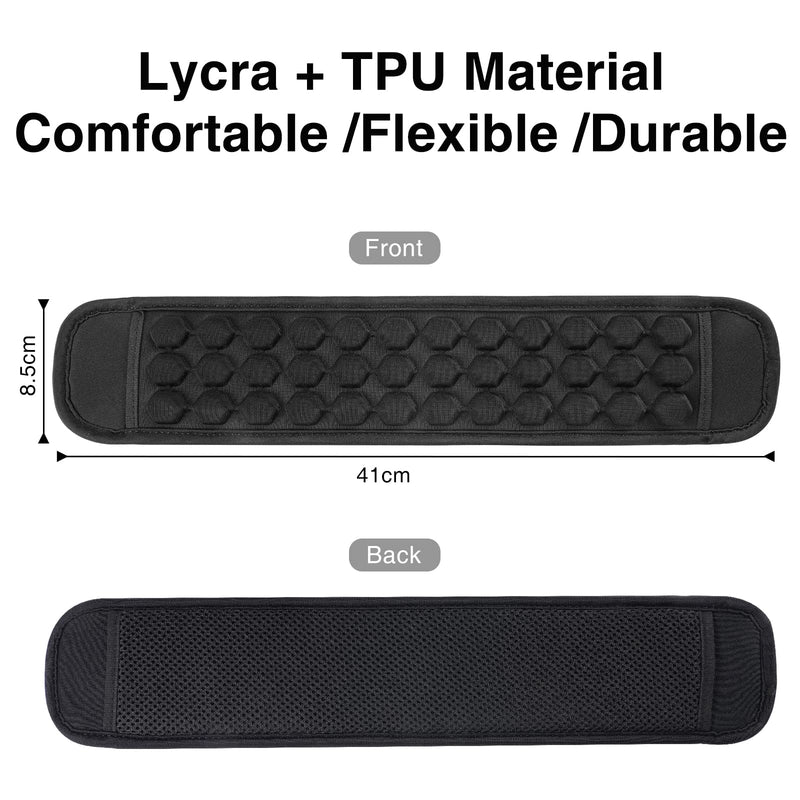 LEKATO Air Cushion Strap Pad, Padded Guitar Strap for Bass, Electric & Acoustic Guitars Pad for Guitar Straps - Decompression Shoulder Bass Strap Padded Suitable for Guitar Straps within 2.7" Width