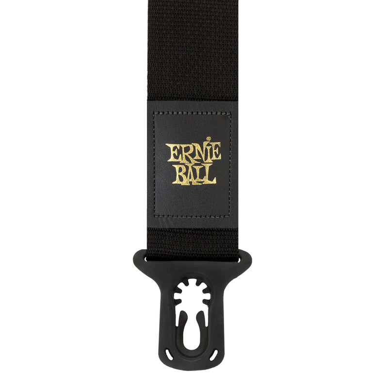 Ernie Ball PolyLock Guitar Strap Locks (P04056),Black Black Locking