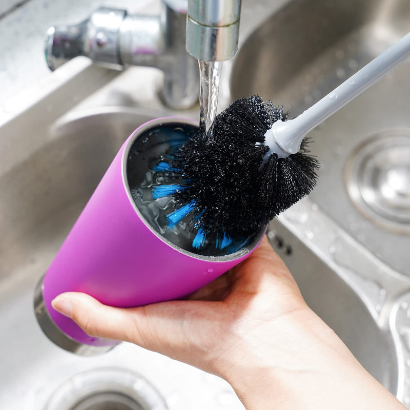 Bottle Brush Cleaner, Long Handle Water Bottle Scrubbing Brush, Built for Cleaning Baby Bottles, Sippy Cups, Water Bottle, Tumblers, Travel Coffee Mugs, Food Jars, Wine Decanters, Glasswares, 2 Pack 2 Count (Pack of 1)
