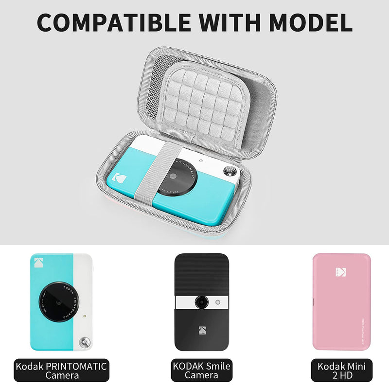 Yinke Case for Kodak PRINTOMATIC/Smile/Mini 2 HD/Smile Portable Instant Photo Printer, Travel Carry Case Protective Cover (Gradient) Gradient