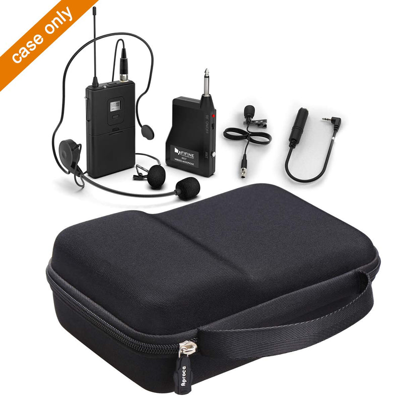 [AUSTRALIA] - Aproca Hard Storage Travel Case Bag Fit Fifine K037B Wireless Microphone System 