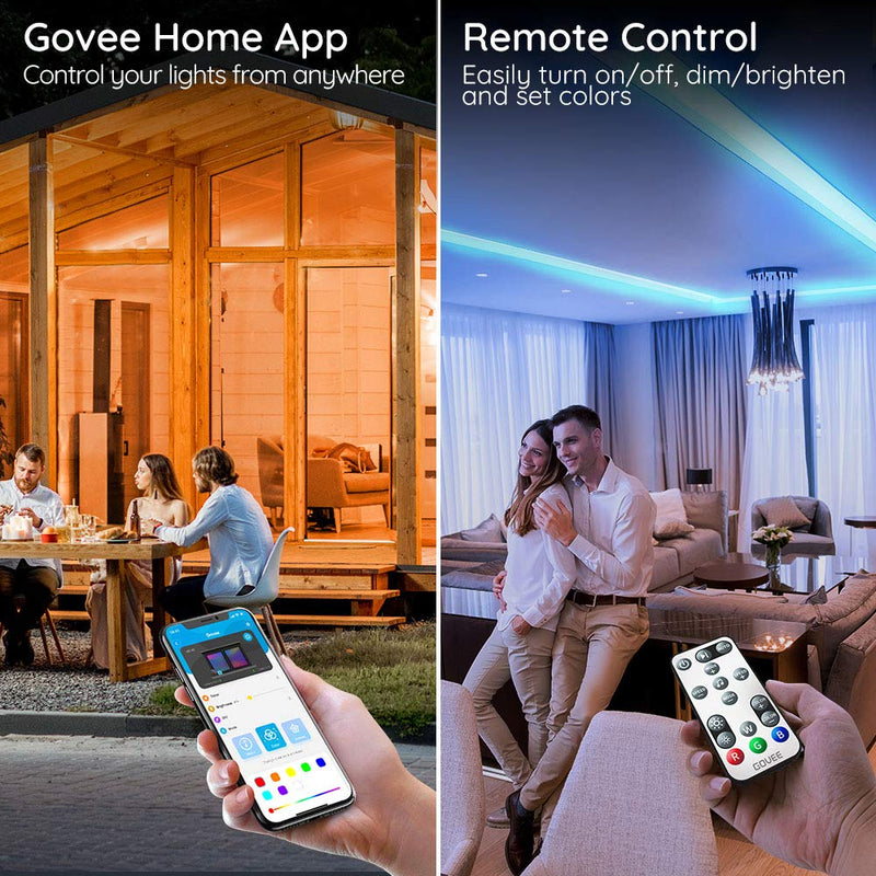 [AUSTRALIA] - Govee RGB LED Strip Lights, Works with Alexa, Google Assistant, App Control for Room, 16.4 Feet 