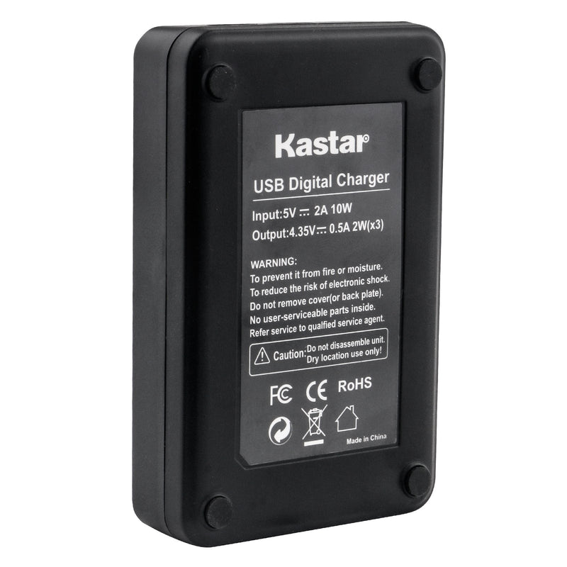 Kastar Battery x3 + Charger for Sony NP-BX1 HDR-AS200V HDR-AS30 HDR-AS300 HDR-AS50 HDR-CX240 HDR-CX405 HDR-CX440 HDR-GW66 HDR-GWP88 HDR-MV1 HDR-PJ240 HDR-PJ270 HDR-PJ405 HDR-PJ410 HDR-PJ440 DSC-HX99