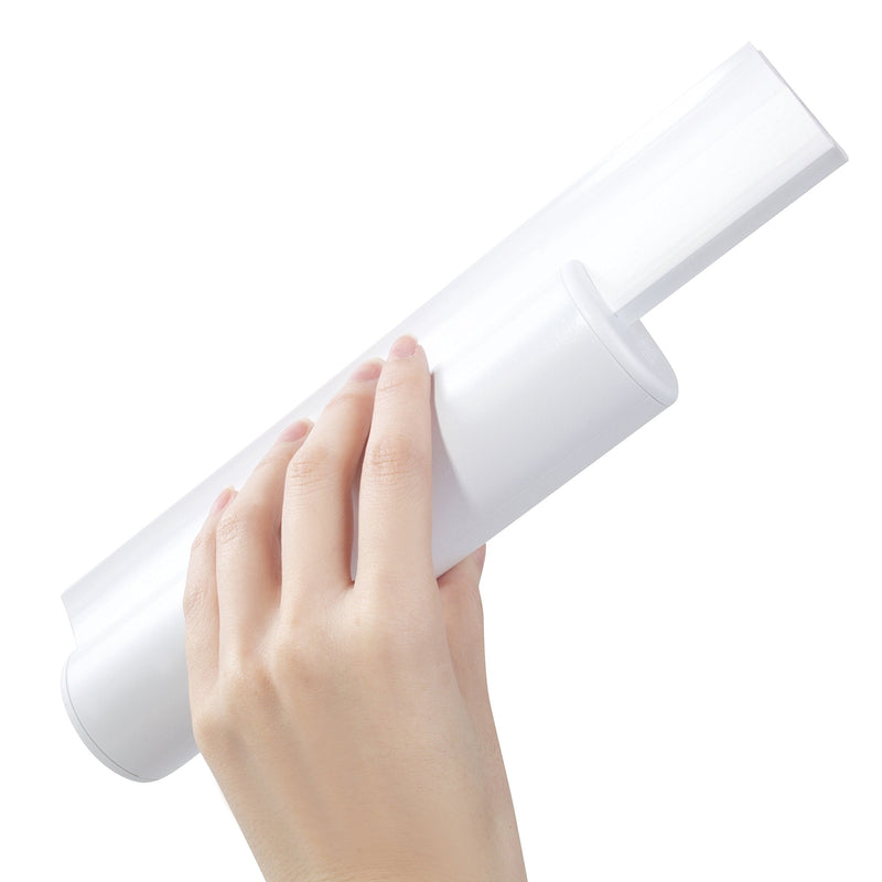 Cleret Dual Bladed Classic Bath Squeegee - All White