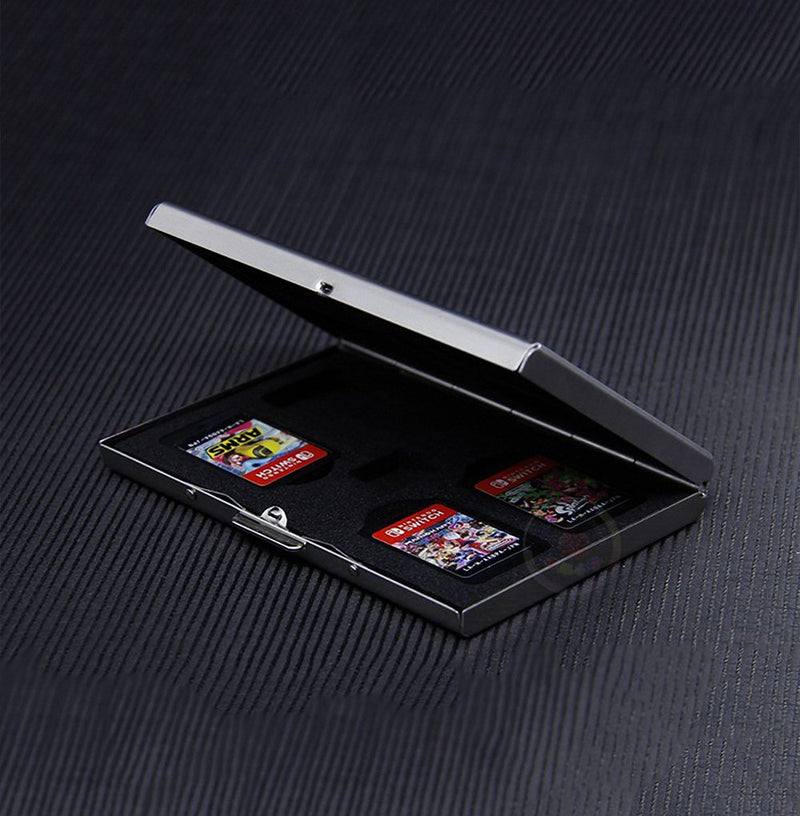 10 in 1 Metal Switch Game Card Case for Nintendo, BagTu Portable Card Protector for 8 Switch Game Cards and 2 Memory Cards