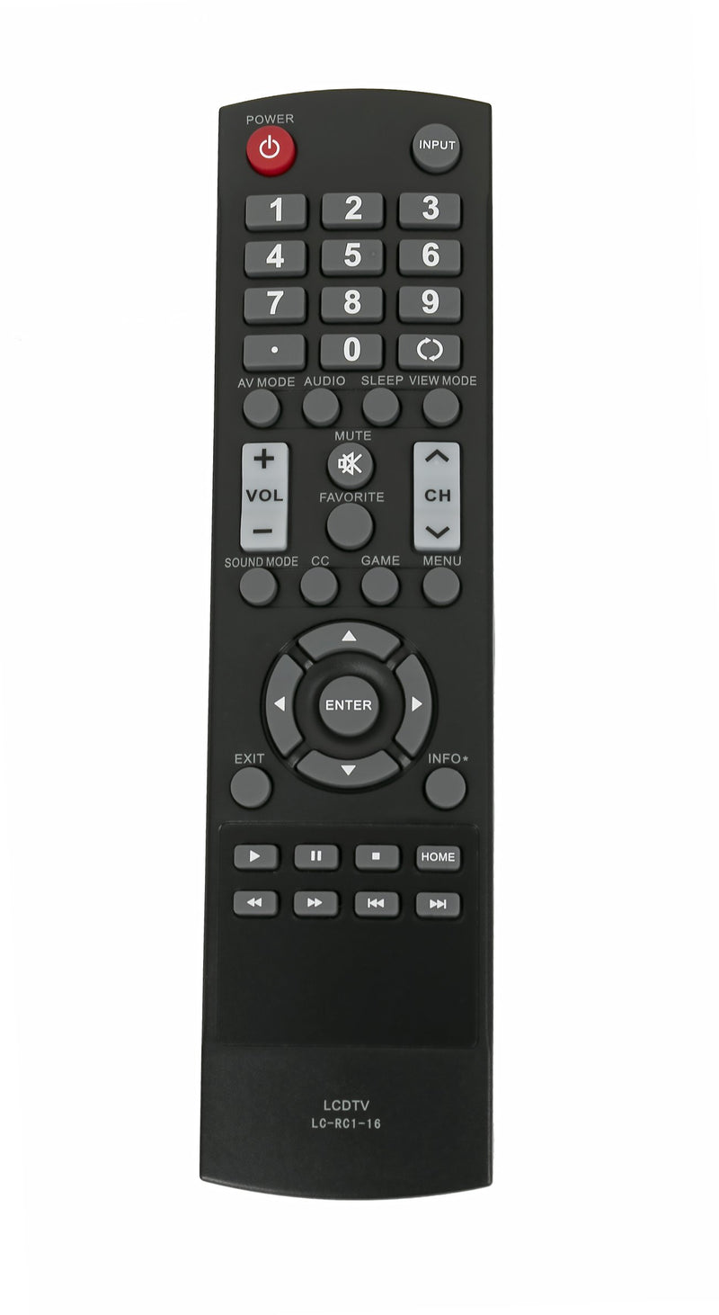 New Remote Control LC-RC1-16 for Sharp LCD HDTV LC32LB370U LC-32LB480U LC32LB480U LC-40LB480U LC40LB480U LC-50LB370 LC50LB370 LC-50LB370U LC50LB370U LC-32LB370 LC32LB370 LC-32LB370U