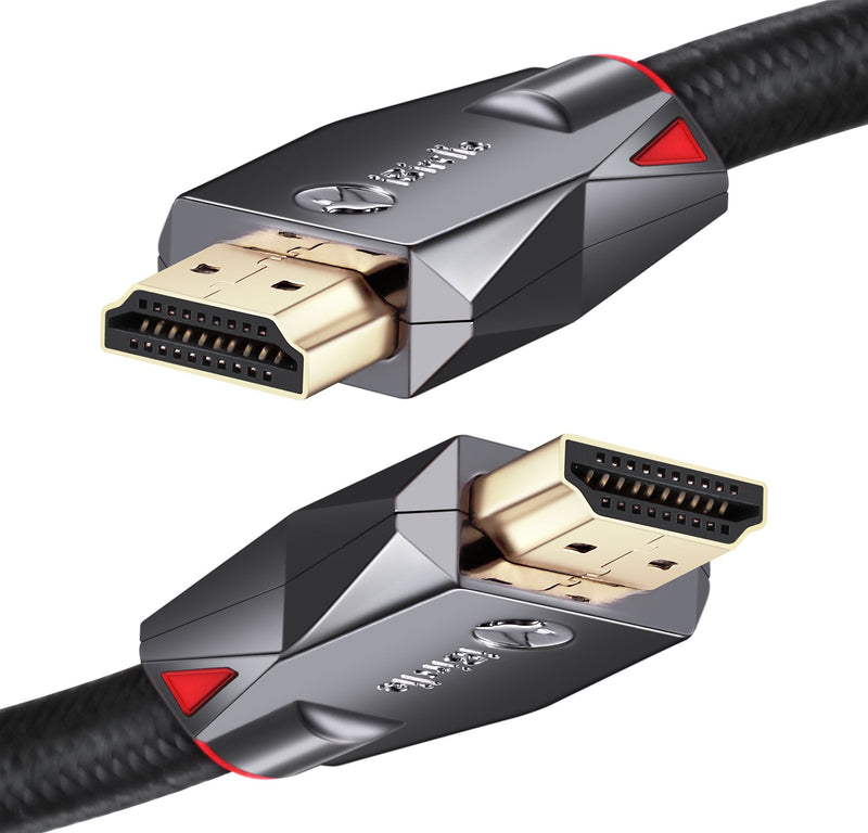 4K HDR HDMI Cable 30 Feet, 18Gbps 4K 60Hz HDR10, 1440p 144Hz, HDCP 2.2 and ARC, High Speed Ultra HD Cord 24AWG 30Feet Pure Copper HDMI Cable