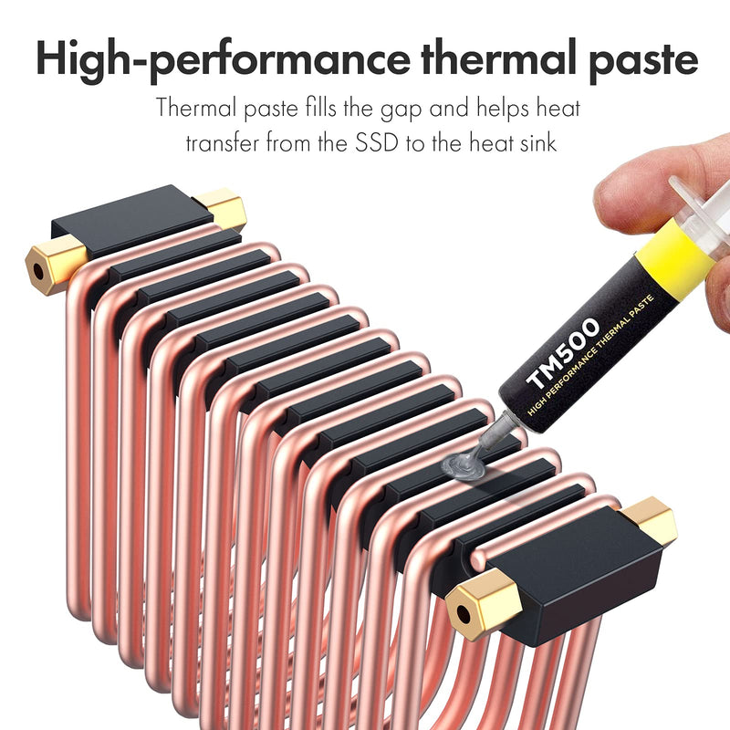 ineo M.2 2280 SSD Pure Cooper Heatsink [M12]