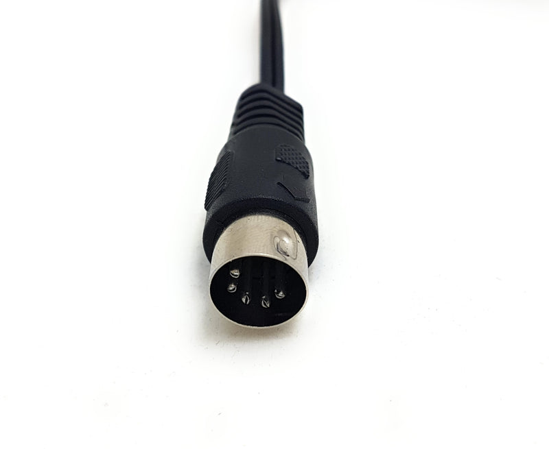 MainCore 1m Long 5-Pin Midi to x 2 RCA Phono Male Plugs Audio Cable Lead Cord