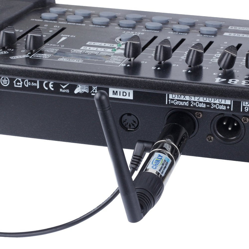 CHINLY DMX 512 DMX Dfi DJ 2.4G Wireless 1 Transmitter Controller for LED Stage Par Party Light